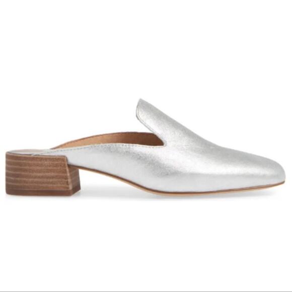 MADEWELL The Willa Slip On Silver Mule - Picture 3 of 9